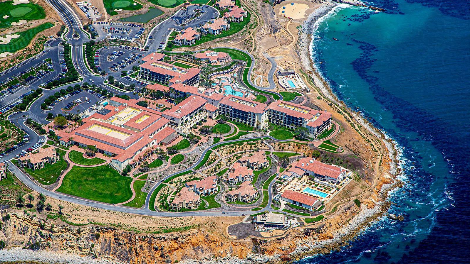 Commercial real estate photograph of the Terranea Resort in Rancho Palos Verdes, California