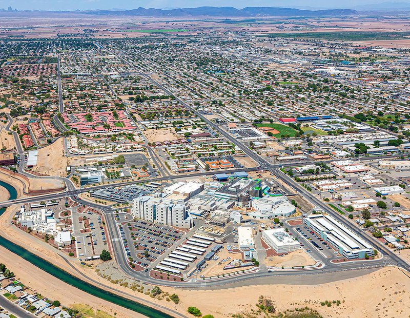 Commercial real estate image of Yuma Regional medical center in Yuma, Arizona