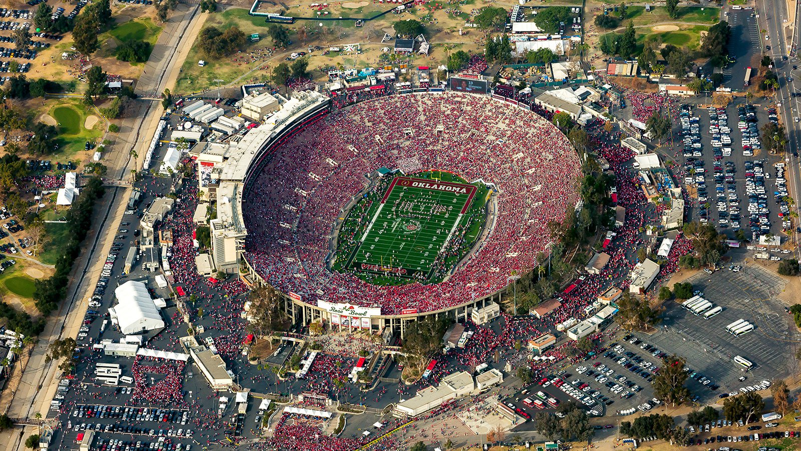 104th Rose Bowl Game From Above | West Coast Aerial Photography, Inc