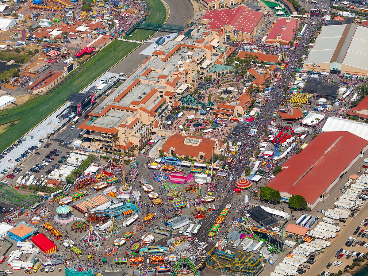 Blog photograph of the 4th of July festivities at the San Diego Fair at the Del Mar Fairgrounds, in Del Mar, California