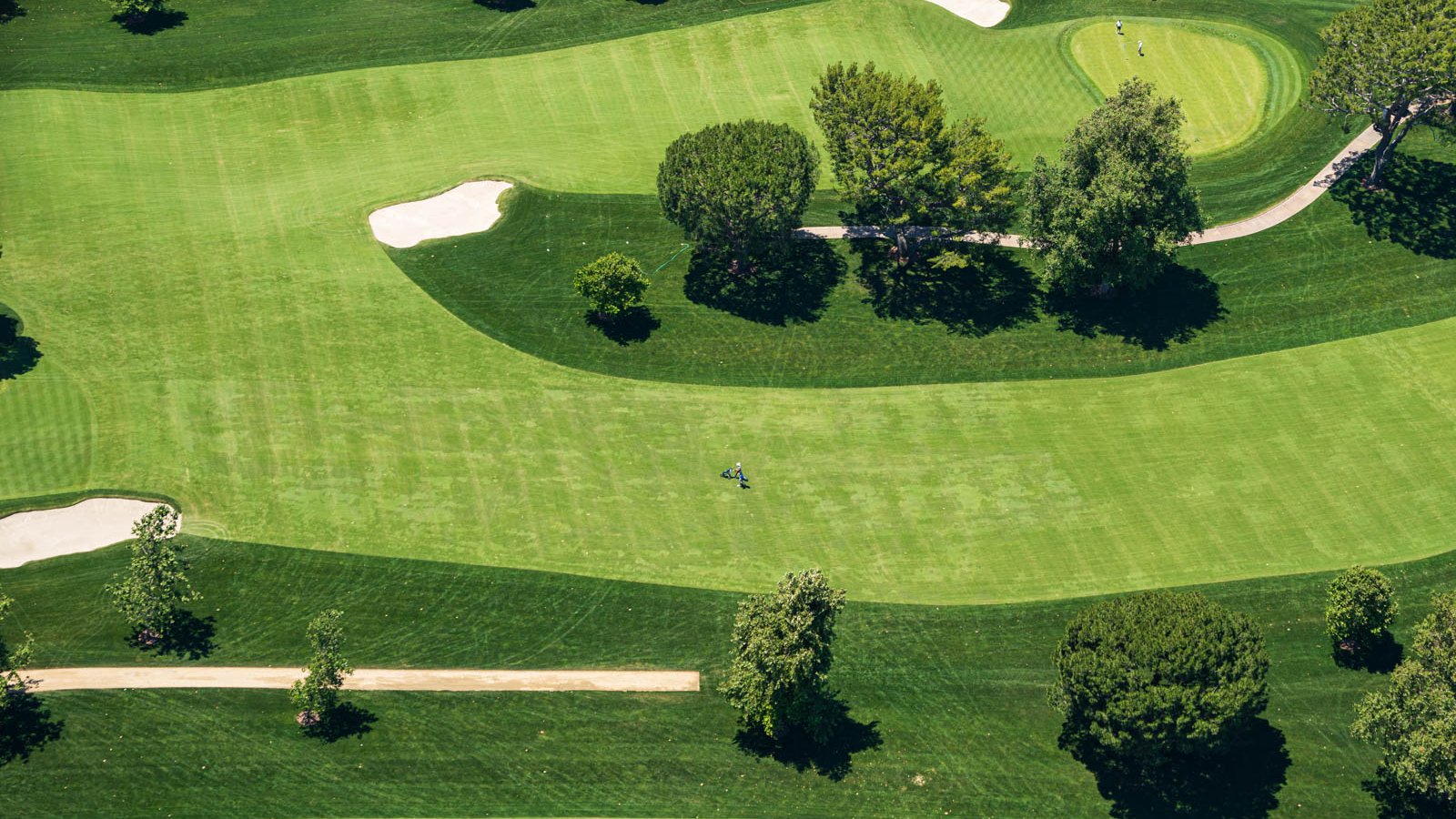 Blog photo of golfers at the Lakeside Golf Club on a sunny California day