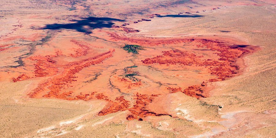 Blog image 0510 of the vibrant red earth layers in the Navajo Nation