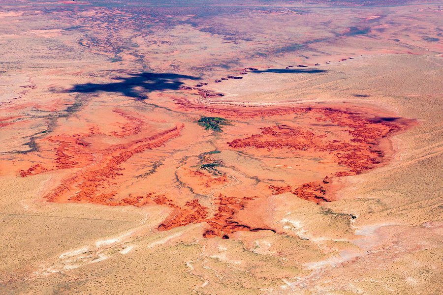 Blog image 0510 of the vibrant red earth layers in the Navajo Nation