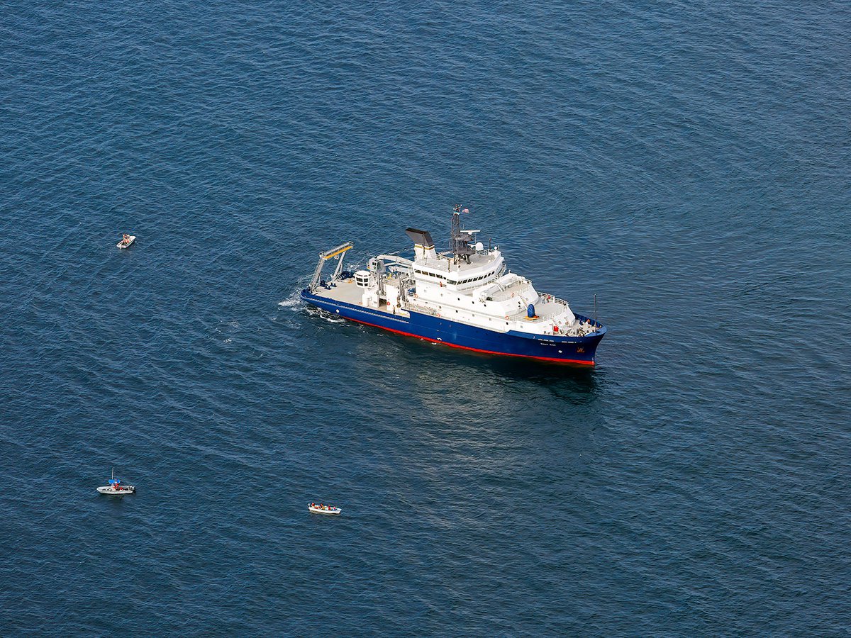 Blog image of RV Sally Ride in San Diego, California at the end of her maiden voyage