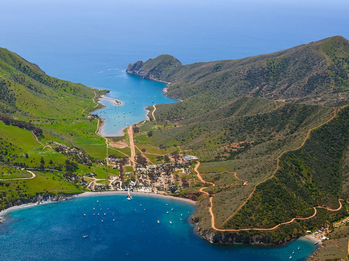 Blog photo of Two Harbors and the isthmus on Santa Catalina Island