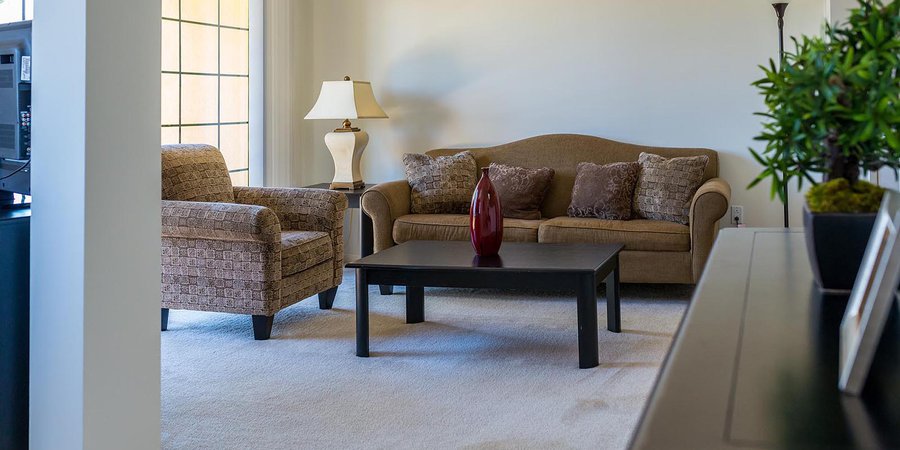 Interior Architectural photo of an apartment living room in Tarzana, California
