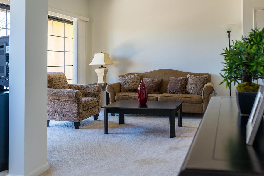 Interior Architectural photo of an apartment living room in Tarzana, California