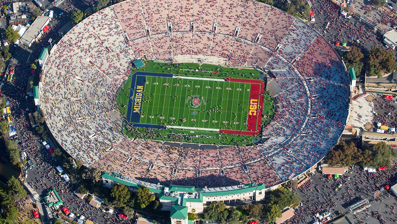 93rd Rose Bowl Game West Coast Aerial Photography, Inc