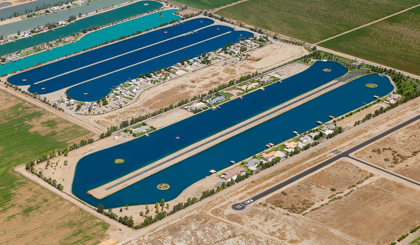 Water Ski lakes and Estates West Coast Aerial Photography, Inc