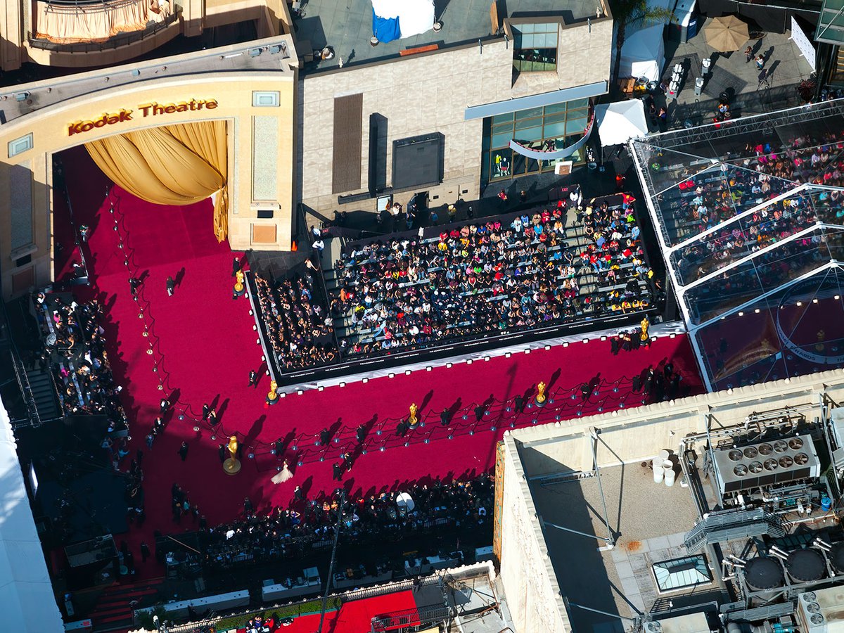 Blog close-up photo of the 2012 Academy Awards at the Kodak Theater in Hollywood, California