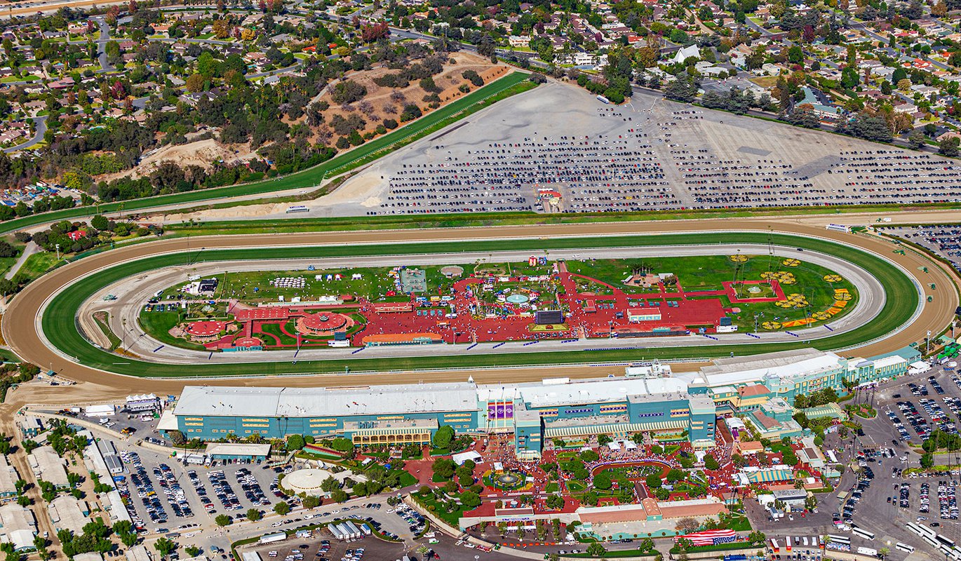 2013 Breeders Cup at Santa Anita Race Track West Coast Aerial