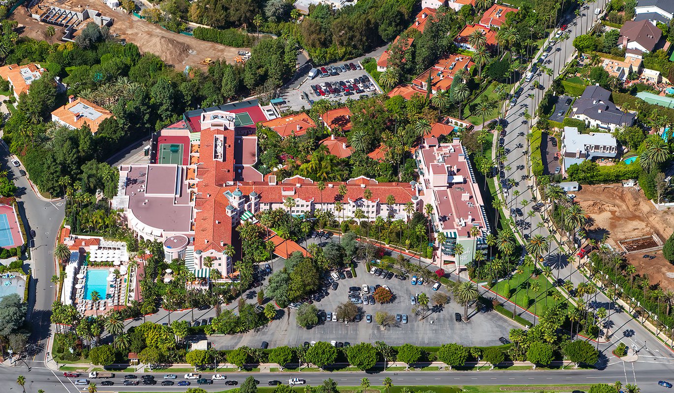 Beverly Hills Hotel West Coast Aerial Photography, Inc