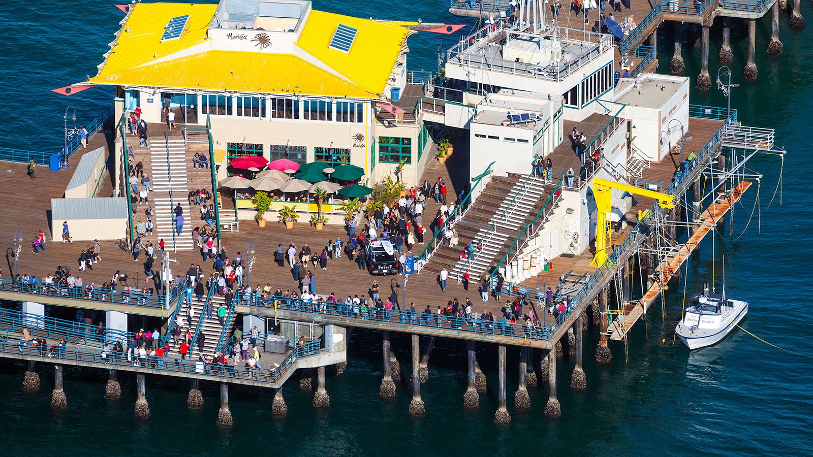 Blog image of crowds at the Santa Monica Pier on Christmas Day in Los Angeles, California