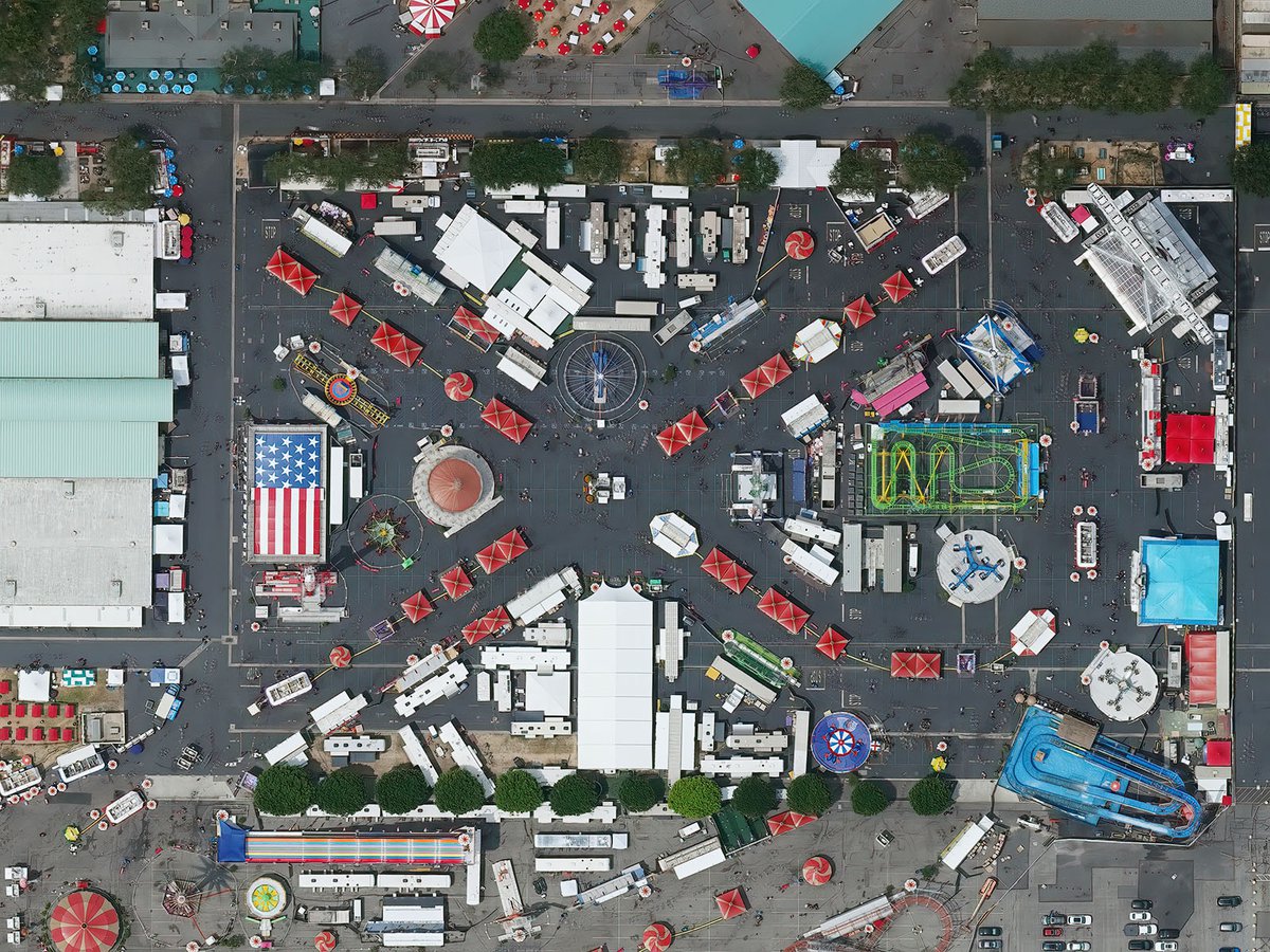 Blog image of an orthophoto of the Orange County Fair in Costa Mesa, California