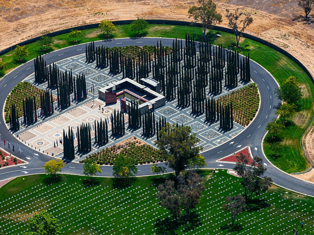Blog image of the Medal of Honor Memorial site at the Riverside National Cemetery on Memorial Day 2013