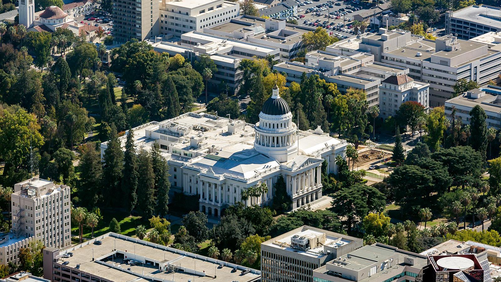 Blog photo of a close-up of the California State Capitol in Sacramento, California