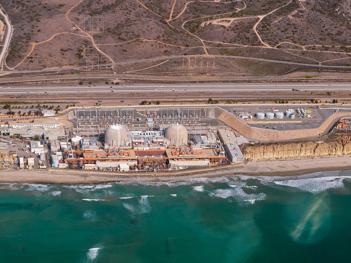 Blog photo of the San Onofre Power Station in San Onofre, California, just north of San Diego