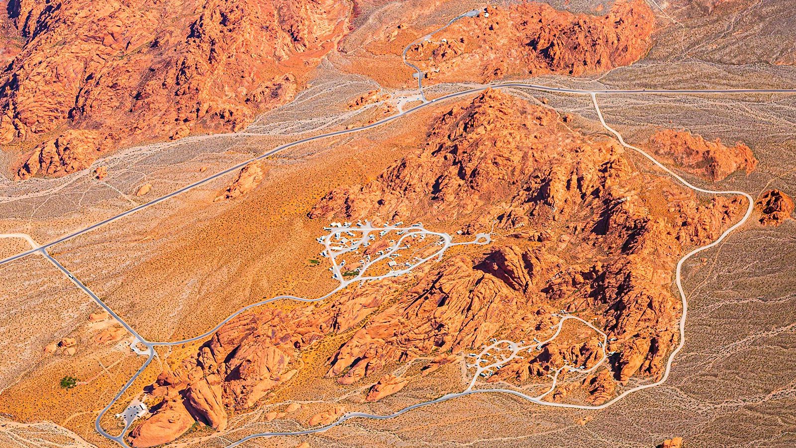 Blog photo of the Atlatl Rock Campground at the Valley of Fire State Park in Nevada