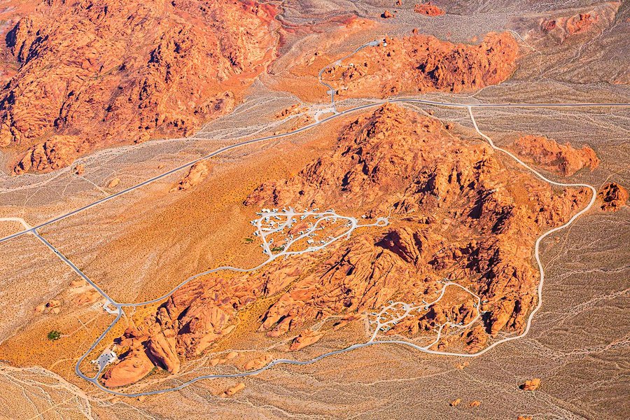 Blog photo of the Atlatl Rock Campground at the Valley of Fire State Park in Nevada